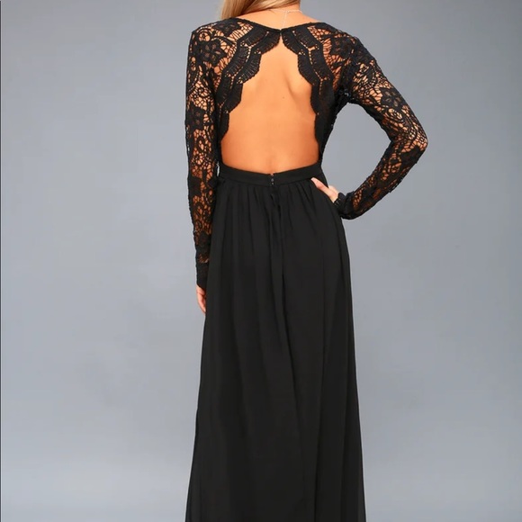 Formal black dress - Picture 3 of 7